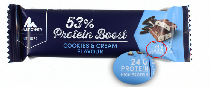 Multipower 53 % Protein Boost Cookies & Cream Flavour  
