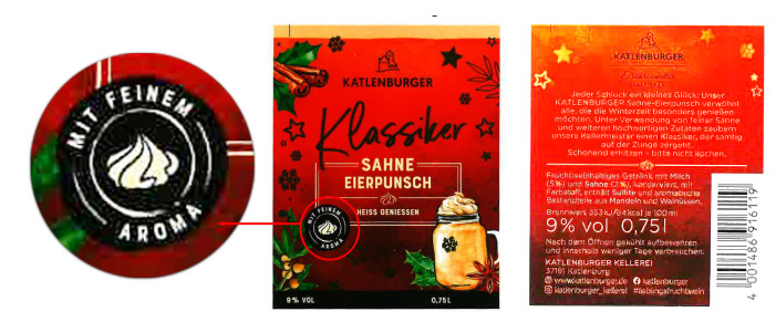 Katlenburger Klassiker Sahne Eierpunsch, Herstellerfoto