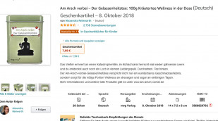 Angebot „Am Arsch vorbei – Der Gelassenheitstee”, amazon.de, 30.04.2021