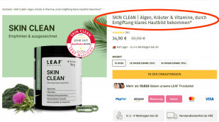 Skin Clean, leafnutrition.de, 24.02.2022
