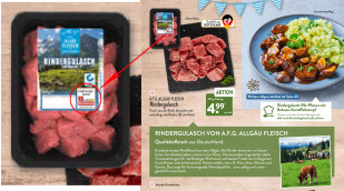 Rindergulasch im Angebotsprospekt Aldi Nord, KW 02/2022 ab 10.01.2022, S. 29