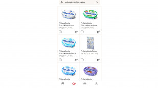 Angebot Philadelphia Frischkäse, diverse Sorten, picnic.app, 24.05.2022