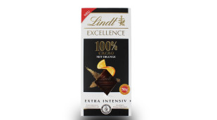 Lindt Excellence 100 % Cacao mit Orange