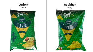 alt: Snack Day Tortilla Guacamole Style, 2022; neu: 2023