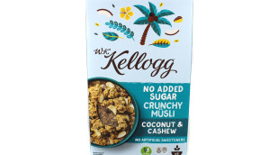 W.K.Kellog No added sugar Crunchy Müsli 