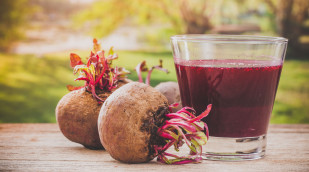 Rote Bete mit Saft