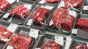 Verpacktes Rindfleisch