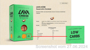 Startseite, Lavacheese.com, 27.06.2024