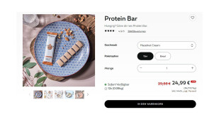 Foodspring Protein Bar, Foodspring.de, 30.07.2024