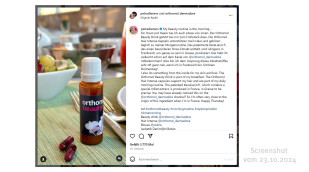 Werbung, Instagram.com/petradieners/ 23.10.2024 
