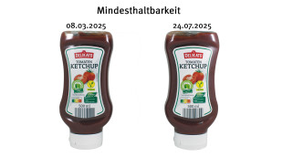 Delikato Tomaten Ketchup, Mindesthaltbarkeit 08.03.2025, 24.07.2025