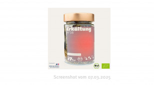 Produktansicht, Tee N°38 Erkältung, 7tea.de, 07.03.2025 