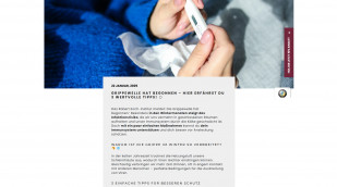 Blog „Grippewelle hat begonnen“ vom 22.01.2025, Eniola.de, 23.04.2025