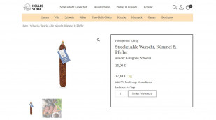 Angebot Stracke Ahle Wurscht Kümmel & Pfeffer, Holles-schaf.de, 20.02.2025