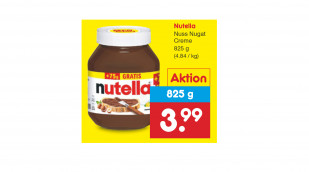 Angebot Nutella, Netto Angebotsprospekt vom 31.03.-05.04.2025, S.1