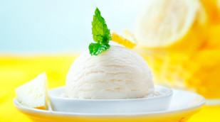 Zitronensorbet