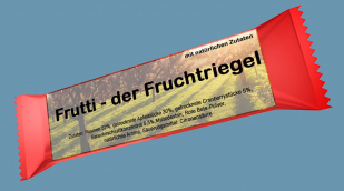 Prototyp eines Fruchtriegels