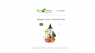 Fermentura Vitabalance, Auranatura.de, 10.06.2025 