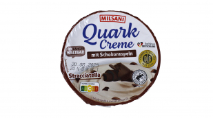 Milsani Quark Creme mit Schokoraspeln