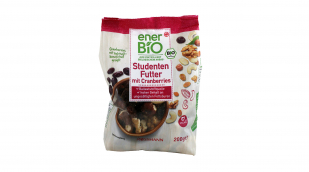 Rossmann EnerBio Studentenfutter mit Cranberries 