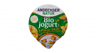 Andechser Natur Bio Joghurt Mango-Vanille