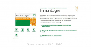 Werbung, ImmunLoges, Loges.de, 19.01.2026