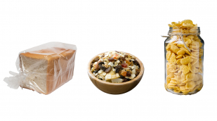 Toast, Müsli und Cornflakes