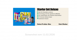 Starter Set Deluxe, de.holy.com, 11.02.2026