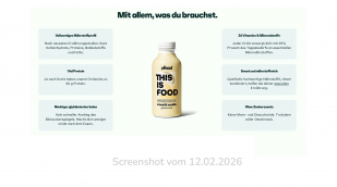 Angebot, YFood smooth vanilla, yfood.com, 12.02.2026 