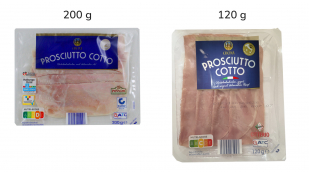 Cucina Prosciutto Cotto, 200 und 120 g Cucina Prosciutto Cotto, 200 und 120 g