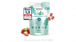 Nutriq Kids Calcium & Vitamin D3, nutriq.health, 25.02.2026
