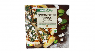 Rewe Bio Steinofen Pizza Spinat Feta Rewe Bio Steinofen Pizza Spinat Feta