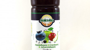 Solevita Heidelbeere & Cranberry & Johannisbeere Direktsaft