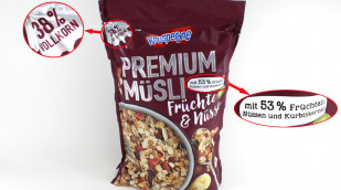 Knusperone Premium Müsli Früchte & Nüsse