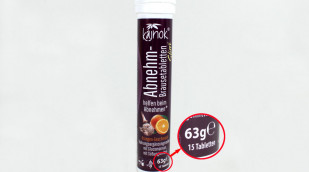 Kajnok Abnehm-Brausetabletten Slim, Beispiel Orangengeschmack