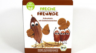 Freche Freunde Kakaokeks mit Dattelstückchen 