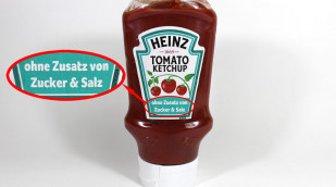 Heinz Tomato Ketchup ohne Zusatz von Zucker und Salz 