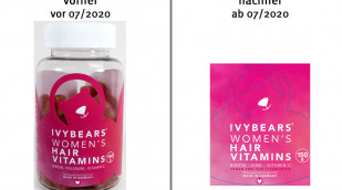 alt: Ivy Bears Womens Hair Vitamins, vor Juli 2020; neu: ab Juli 2020, Herstellerfoto