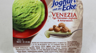 Müller Joghurt mit der Ecke Venezia Typ Pistazien-Joghurt