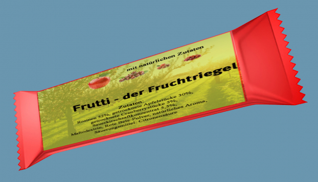 Prototyp eines Fruchtriegels