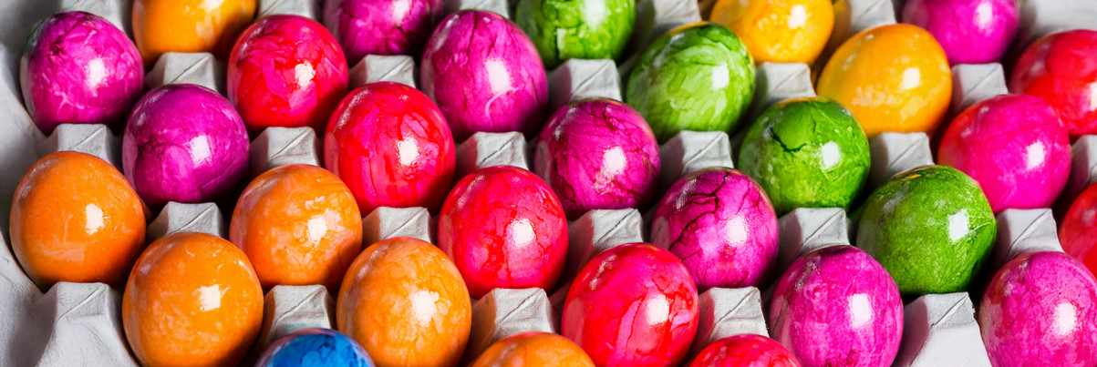 Bunte Ostereier